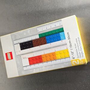 LEGO Stationary Buildable Ruler 12 Inch Or 6 Inch #51498 NEW